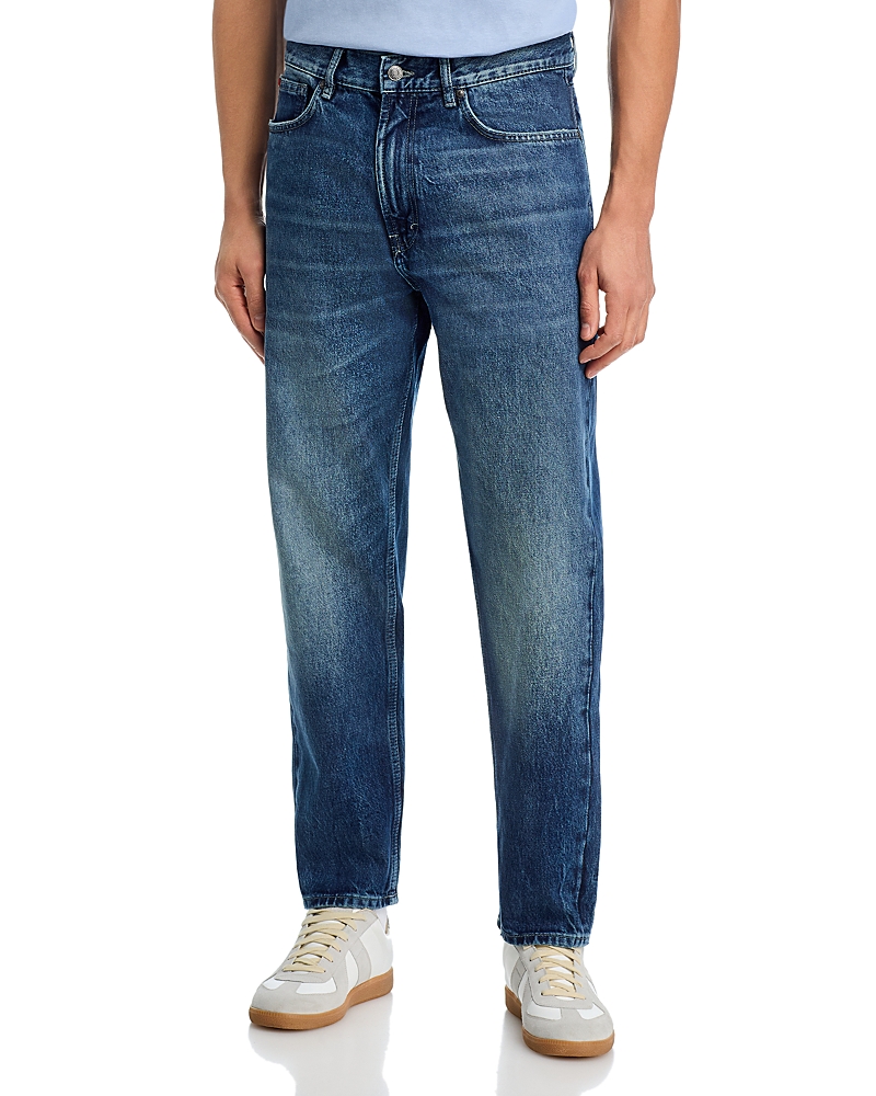 Hugo 838 Relaxed Tapered Fit Jeans in Navy