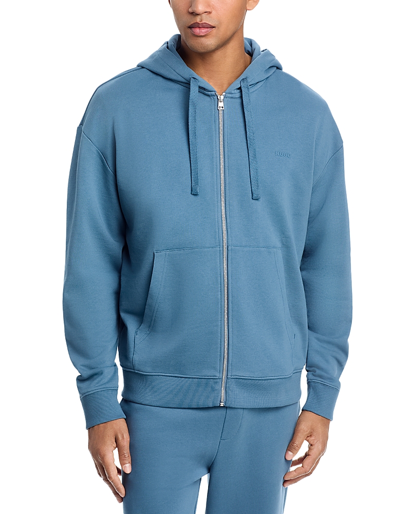 Hugo Dapozip Full Zip Drawstring Hoodie