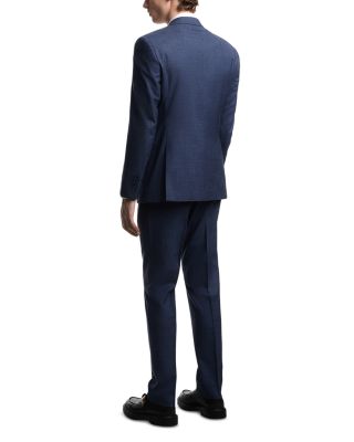 G Line Regular Fit Wool Silk Suit