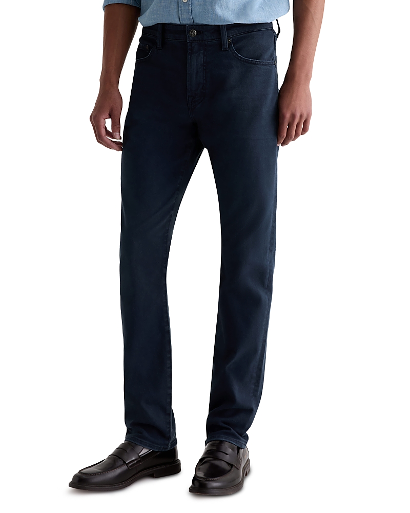 Ag Everett Slim Straight Jeans in 7 Years Sulfur Coastal Moss