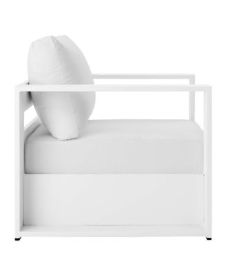  Tahoe Outdoor Patio Powder-Coated Aluminum Armchair, Set of 2