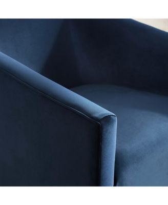 Twist Accent Lounge Performance Velvet Swivel Chair