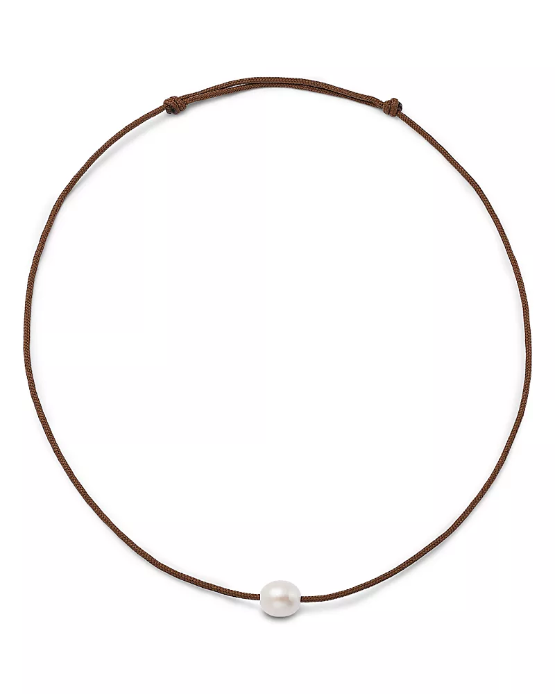 Zoe Chicco Paracord Cultured Freshwater Baroque Pearl Cord Necklace, 12