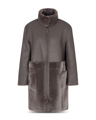 Reversible Shearling Coat