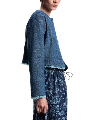 Bandana Print Chambray Pants