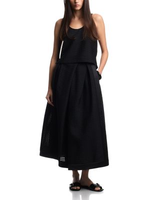 Vichy 3D Jacquard Tank Top