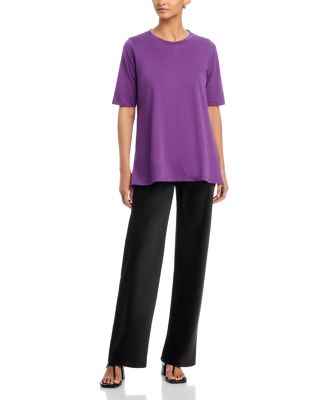 Crewneck Elbow Sleeve Easy Tunic