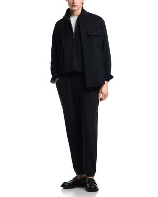 Chevron Motif Interlock Joggers