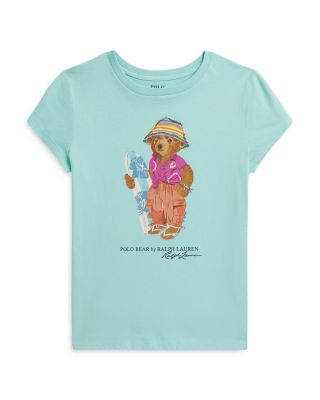 Girls' Polo Bear Cotton Jersey Tee - Little Kid, Big Kid