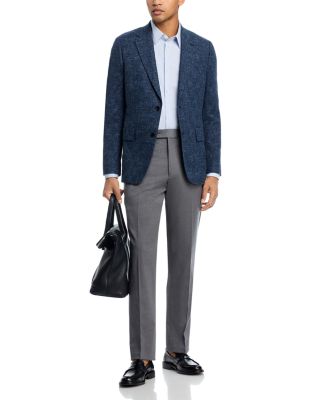 Textured Solid Extra Slim Fit Sport Jacket