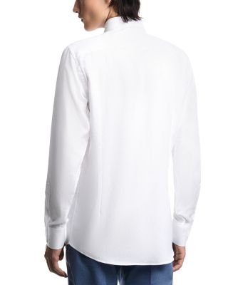 New York Regular Fit Textured Dress Shirt