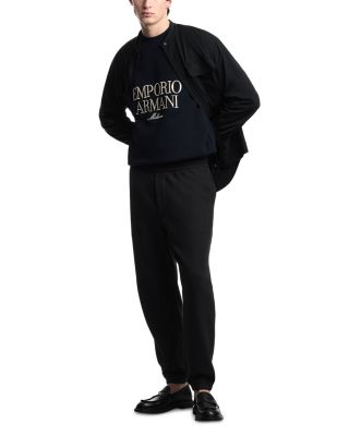 French Terry Embroidered Logo Sweatshirt 