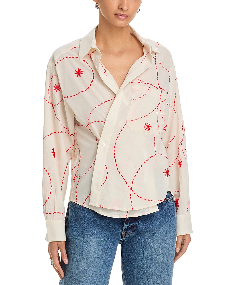 Cissa Relaxed fit Long Sleeve Button Down Shirt