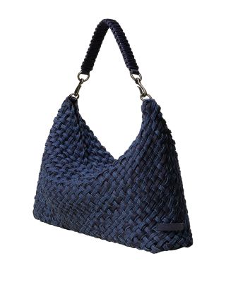 Porto Medium Double Weave Half Moon Bag 
