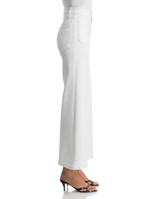 Good Petite High Rise Palazzo Jeans in White