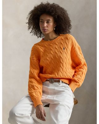 Cable Knit Crewneck Sweater