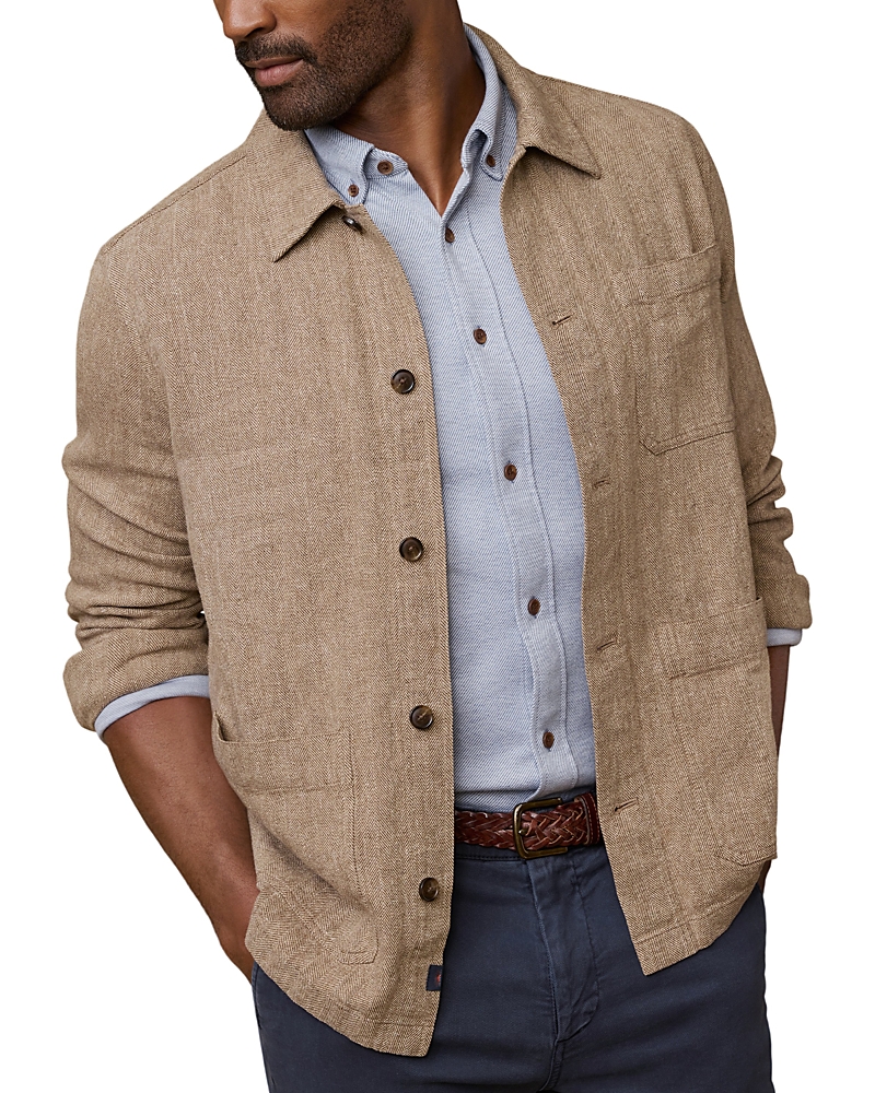 Faherty Herringbone Studio Jacket