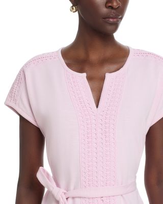 Sunset Harbor Lace Trim Dress