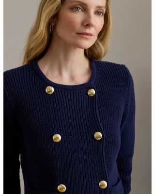 Crewneck Cardigan Sweater