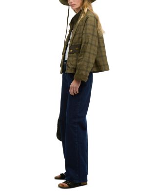 Tartan Cropped Beadnell Casual Jacket