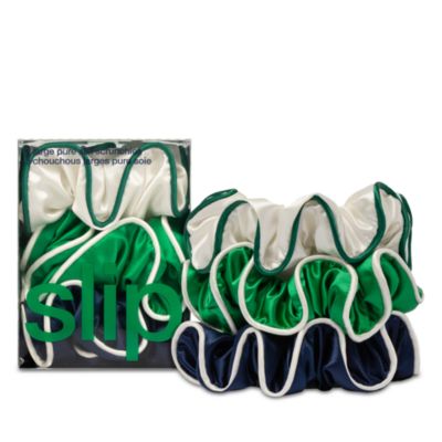 Pure Silk Large Scrunchies, Set of 3