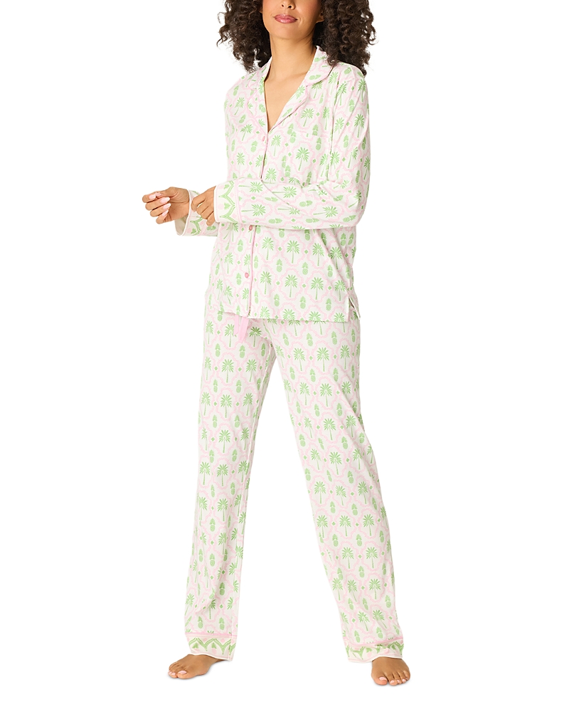 Pj Salvage Playful Print Long Pajama Set