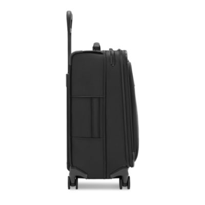 Compact 24" Checked Expandable Spinner Suitcase