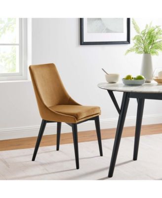 Viscount Performance Velvet Dining Chair