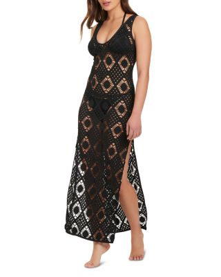 Lace Up Cover Up Dress