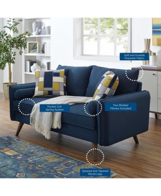 Revive Upholstered Fabric Loveseat