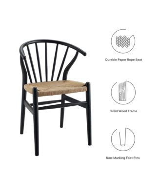  Flourish Spindle Wood Dining Side Chair, Set of 2
