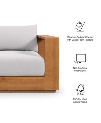 Tahoe Outdoor Patio Acacia Wood Chair