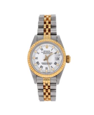  Oyster Perpetual Datejust Automatic Watch in Stainless Steel and Gold 26mm