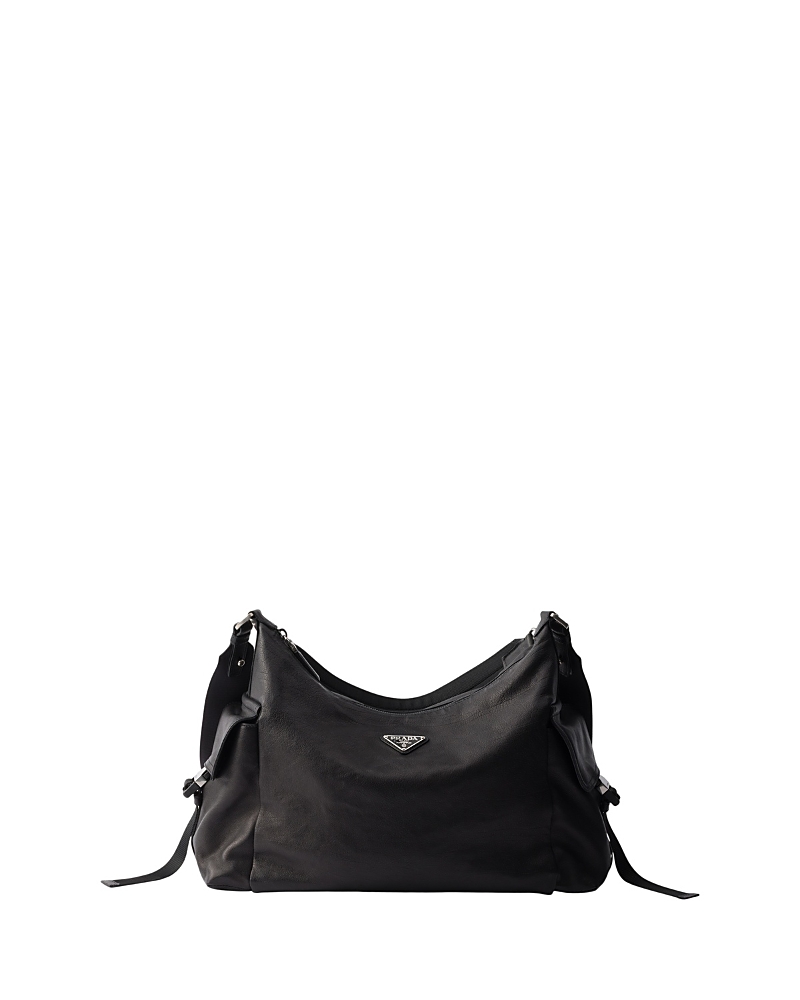 Prada Explore Leather Shoulder Bag