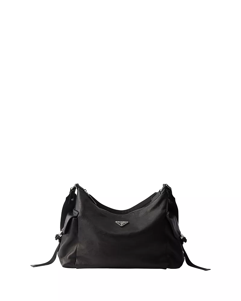 Prada Explore Leather Shoulder Bag