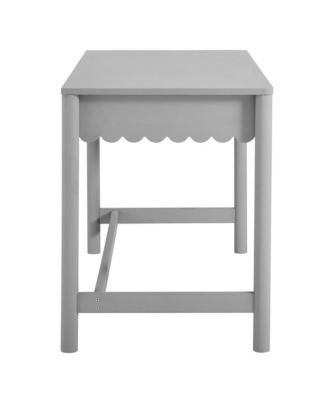 Emmeline 1-Drawer Scallop Writing Desk