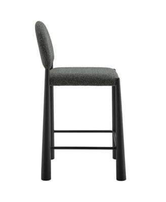Hayley Upholstered Fabric Counter Stool