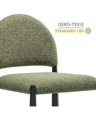 Hayley Upholstered Fabric Counter Stool