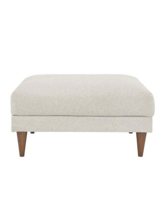 Zoya Down Filled Overstuffed Ottoman