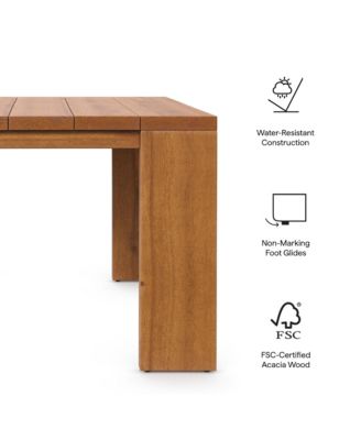 Tahoe Outdoor Patio Acacia Wood Side Table