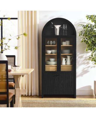 Evie Arched Tall Display Cabinet