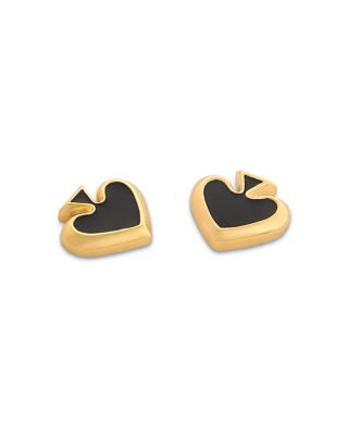 Everyday Spade Enamel Stud Earrings