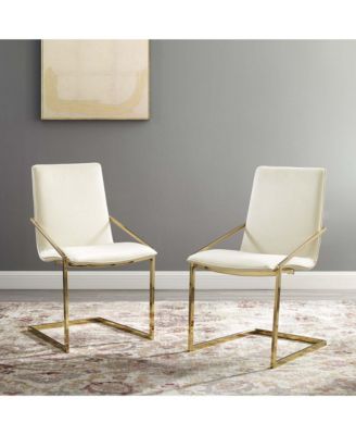 Pitch Performance Velvet Dining Armchair, Set of 2