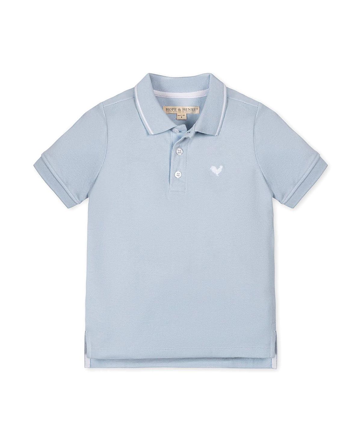 Hope & Henry Boys' Organic Short Sleeve Knit Pique Polo Shirt - Little Kid, Big Kid