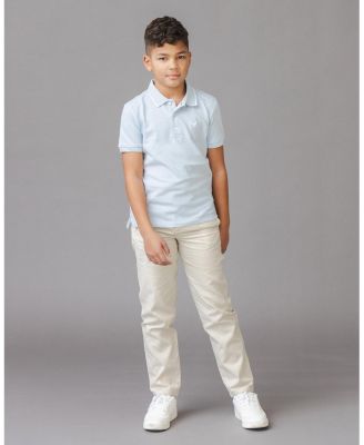 Boys' Organic Short Sleeve Knit Pique Polo Shirt - Big Kid