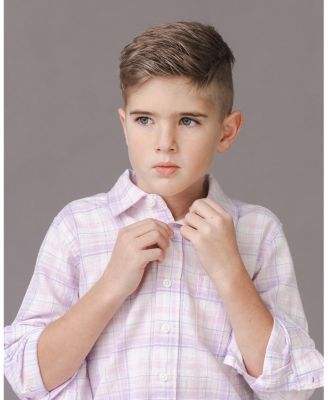Boys' Linen Long Sleeve Button Down Shirt - Baby