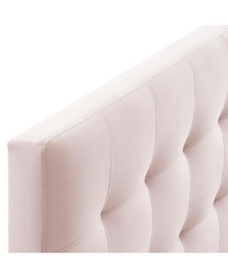 Lily Biscuit Tufted Performance Velvet Headboard, Full