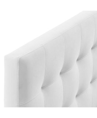 Lily Biscuit Tufted Performance Velvet Headboard, Full