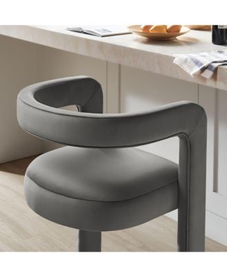  Winslow Performance Velvet Bar Stool