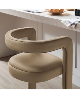  Winslow Performance Velvet Bar Stool